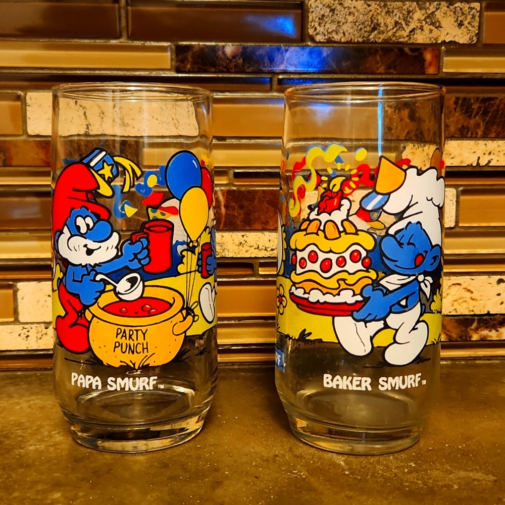 Smurf glasses